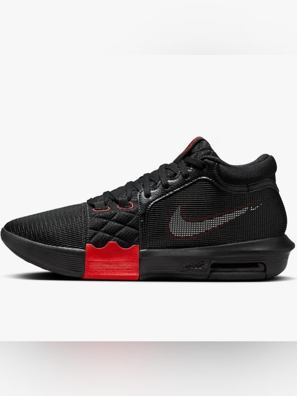 Nike Lebron Black and Red Men's Athletic Sneaker Sz 11.5